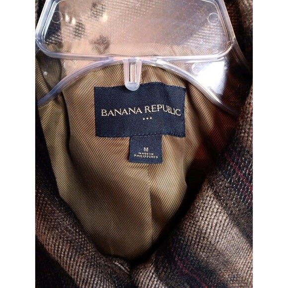 Womens Banana Republic Light Jacket Medium Light Brown - Picture 3 of 7